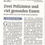 Zwei Polizisten und viel gesundes Essen - Offenburger Tageblatt 17.08.2012